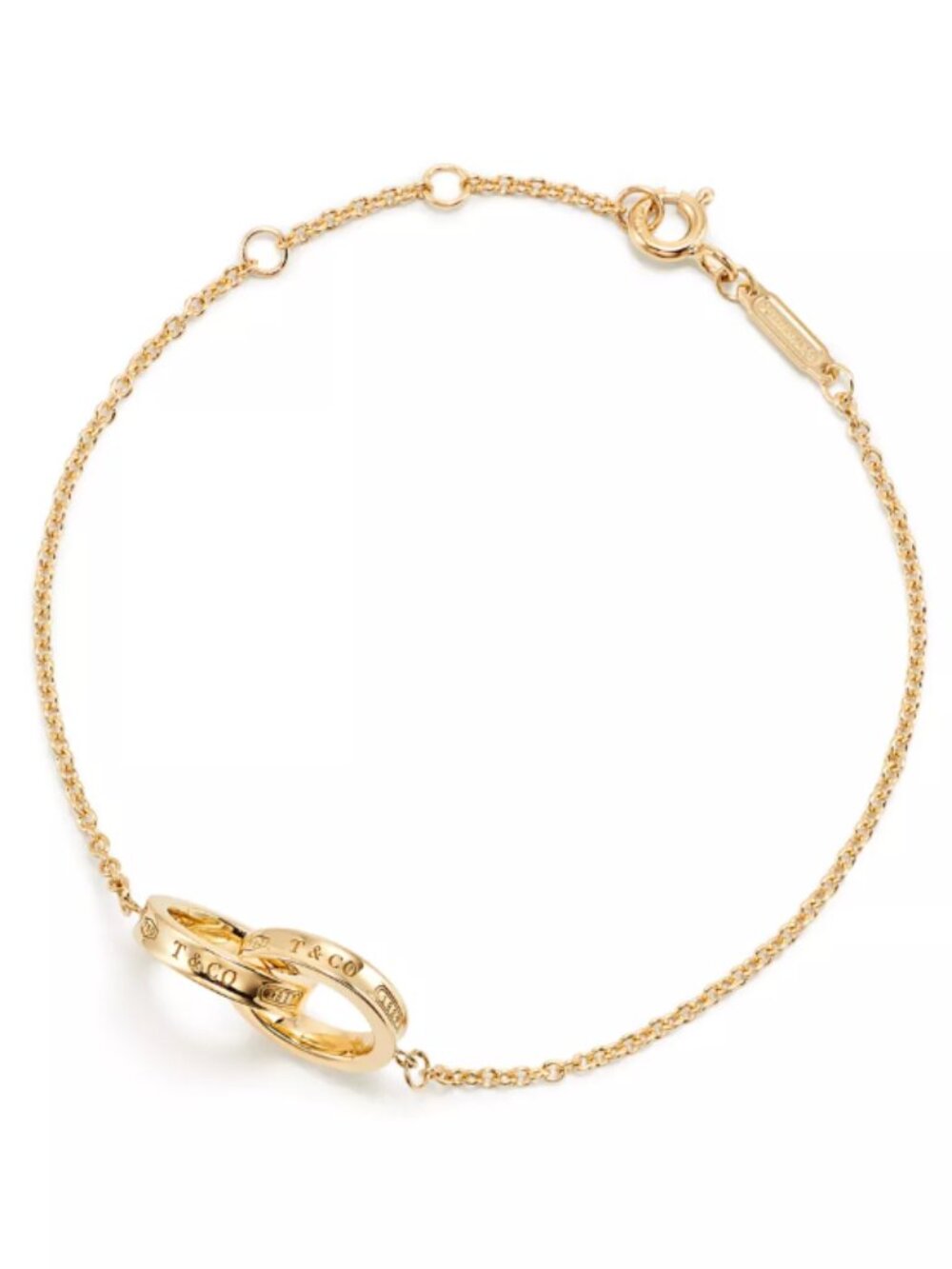Tiffany 1837® Interlocking Circles Chain Bracelet in Yellow Gold - Picture 2 of 2